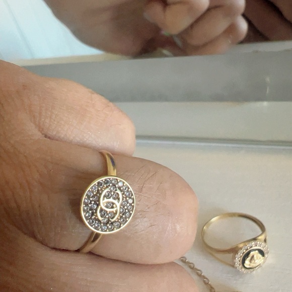 Gold and Silver Women's Ring - Picture 1 of 1